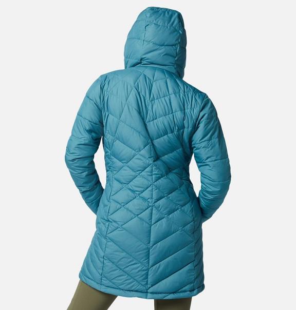 Columbia Heavenly Hooded Jacket Blue For Women's NZ72563 New Zealand